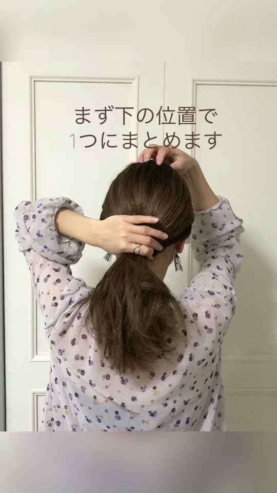 ヘアアレンジ 毎日投稿中 まなみん Manami Mona On Tiktok 3