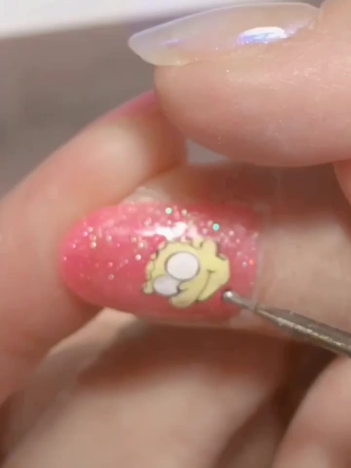 シンプソンズ シンプソンズネイル ジェルネイル Simpsons Gelnails Chiekonakayama Tiktok Video